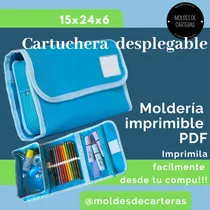 Comprar Moldes De Carteras Moldería Digital Pdf Cartuchera Plegable