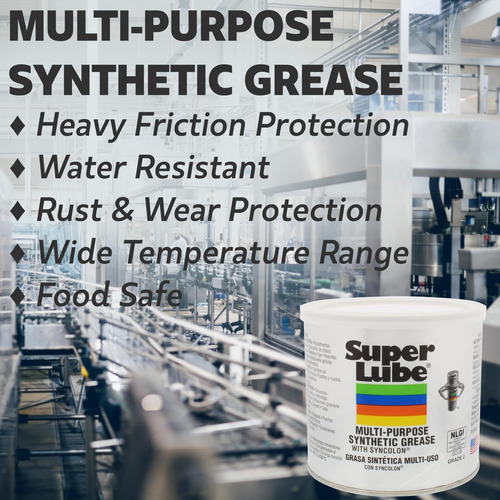 Grasa Sintetica Super Lube Blanco Translucido 410g