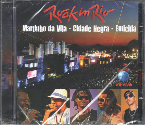 - Rock In Rio Ao Vivo- Cd Em Caja De Plástico