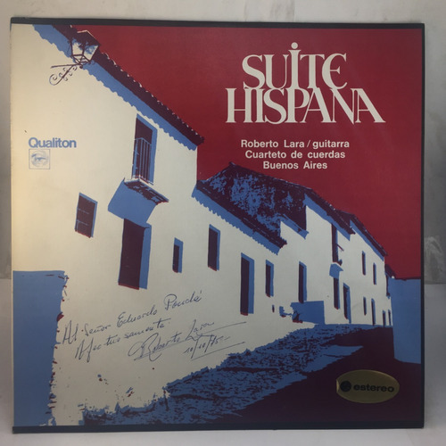 Roberto Lara - Suite Hispana - Guitarra Clasica Vinilo Lp