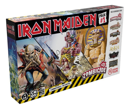 Zombicide 2.0 Iron Maiden Pack 1 Expansão De Jogo Miniaturas