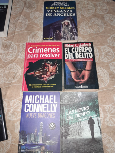Novelas Policiales Best Sellers Nueve Dragones Precio X Lote