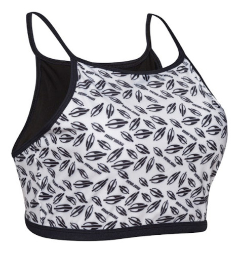 Top Feminino Mormaii Nadador Beach Sports C/ Bojo Estampado