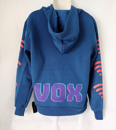 Sudadera Personalizada Vox Hazbin Hotel Talla M