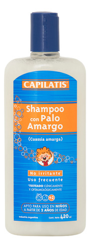 Capilatis Shampoo Con Palo Amargo X 420ml - No Irritante