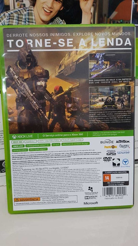 Destiny Xbox 360 Midia Física Original Pronta Entrega