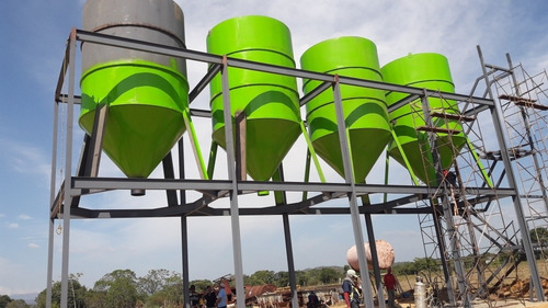 Fabricacion De Silos Difrentes Estandares Cemento Pego Maiz.
