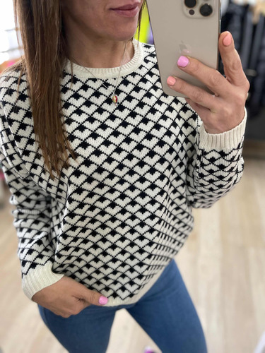 Sweater Estampado Corto The Big Shop