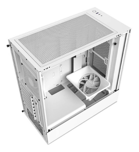 Gabinete Nzxt H5 Blanco Mid Tower Atx Gamer Blanco