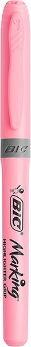 Bic Brite Liner Grip Pastel Highlighters, Assorted Ink Color