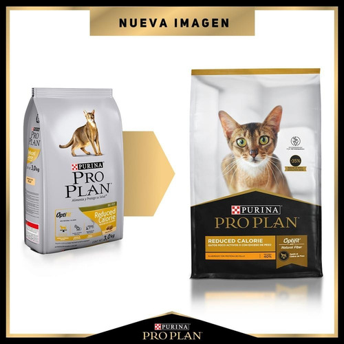 Alimento Pro Plan OptiFit Reduced Calorie para gato adulto sabor pollo y arroz en bolsa de 3kg