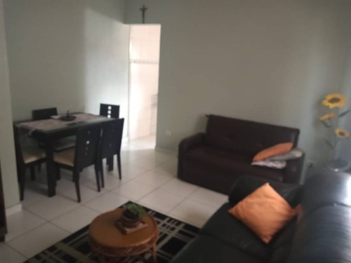 Imagem 2 de 17 de Apartamento No Bairro Tupi/praia Grande, Com 1 Dormitório Grande, Sala Para Dois Ambientes, E Vaga De Garagem. - Nff40