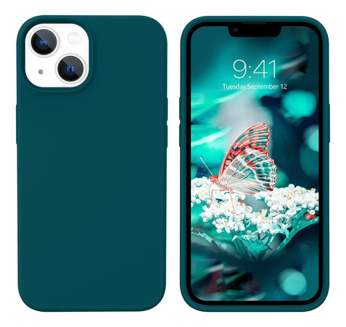 Funda Guagua Para iPhone 13-verde Azulado