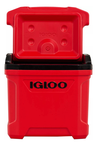 Igloo Latitude Hielera Portatil 16qt(15.14 Lts) Red Heat 2