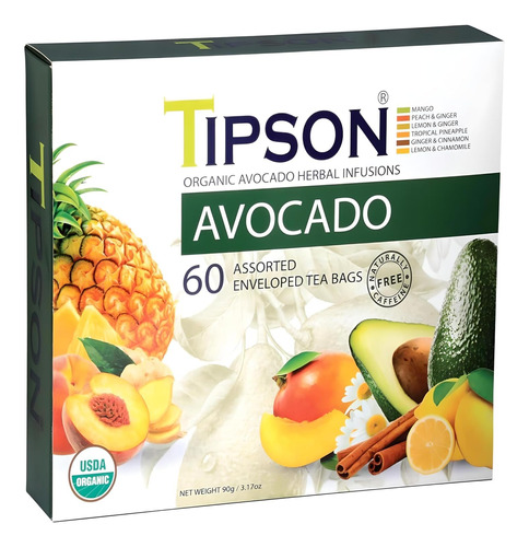 Tipson Muestra De Variedad De Aguacate Organico - 6 Sabores