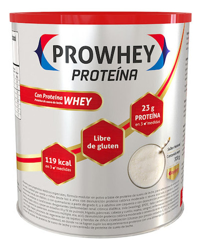 Proteína Prowhey Sabor Natural Tarro X 320 Gr