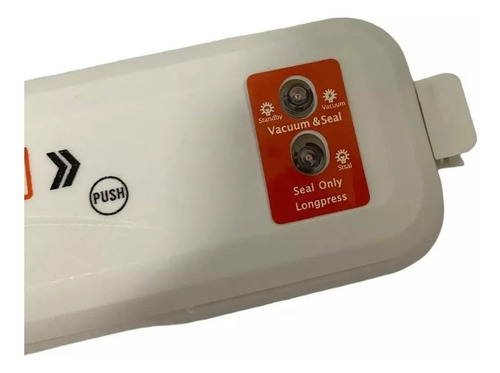 Selladora Automática De Alimentos Al Vacío Blanca + Bolsas