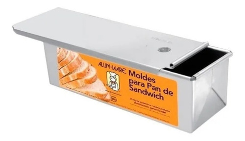 Moldes De Aluminio #8 Con Tapa Para Pan Sandwich
