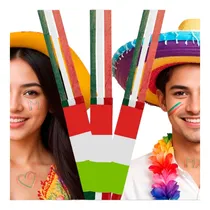 Comprar 3 Gis Tricolor Maquillaje Verde Blanco Rojo Bandera México