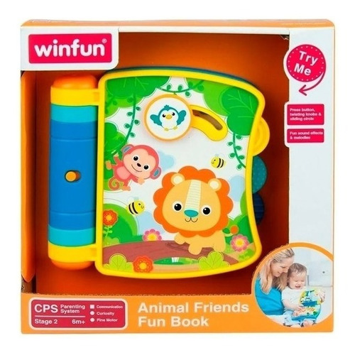 Libro Para Bebe Musical Animales - Libro Con Sonidos Winfun