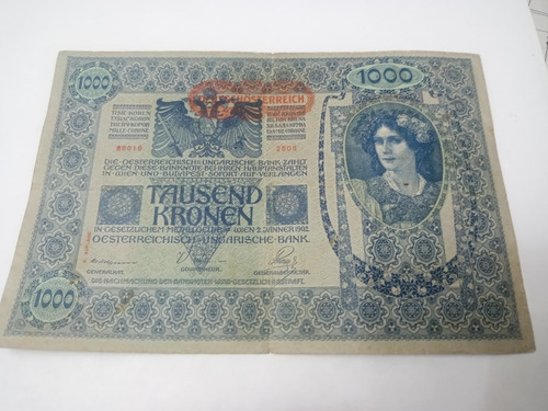 Billete Escaso Imperio Austro Hungaro. 1902