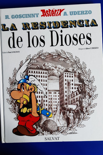 Comic Asterix - La Residencia Dioses - Ed Tapa Dura - Nuevo