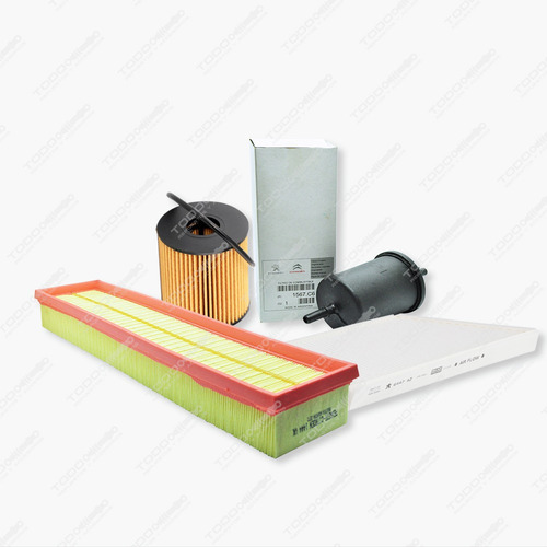 Kit 4 Filtros Peugeot 206 1.6 16v Original