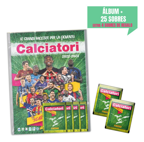 Imagen 1 de 1 de Pack Calciatori 2022-2023 (álbum + 25 Sobres)