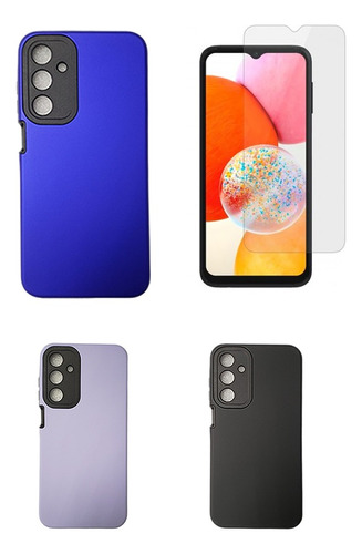 Case Protector + Vidrio Templado Para Samsung A25 - Funda