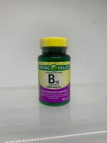 B12 1000mcg - 150 Tab Spring Valley