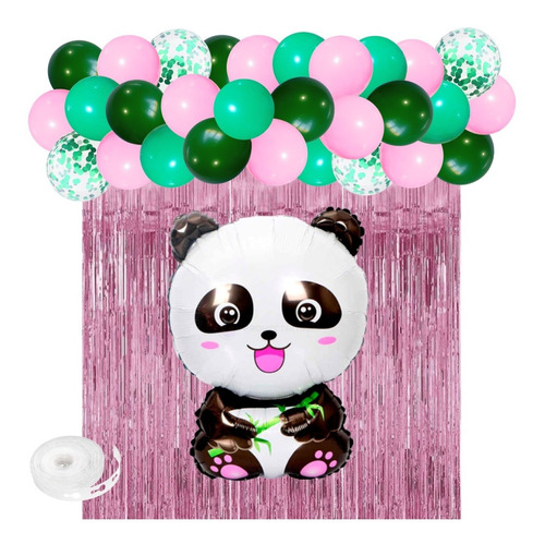 Kit Combo Animal Panda Deco Cumpleaños