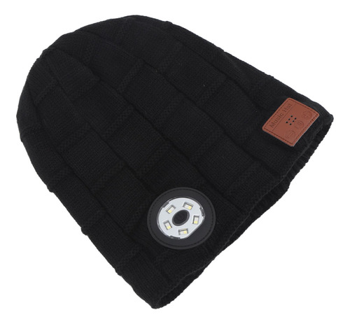 Gorro Para Música Bt, Negro, Con Carga Usb, Forro Que Mejora