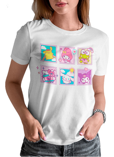 Blusa / Playera Hello Kitty Personajes Para Mujer No#10