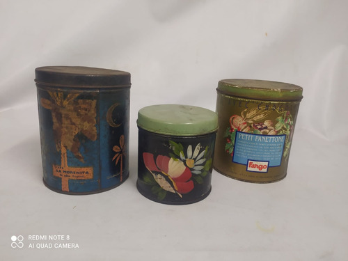 Latas Antiguas Ideales Para Decoración.