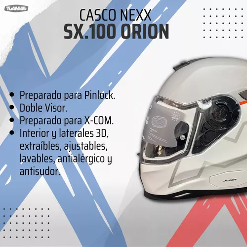 Casco Moto Integral Nexx Sx.100 Orion Doble Visor Pinlock