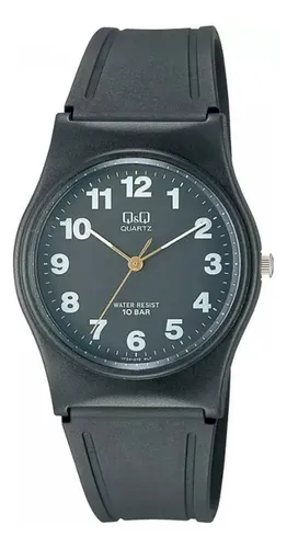 comprar Reloj Pulsera Q&q Malla Pvc Análogo Negro Vp34j010y Febo