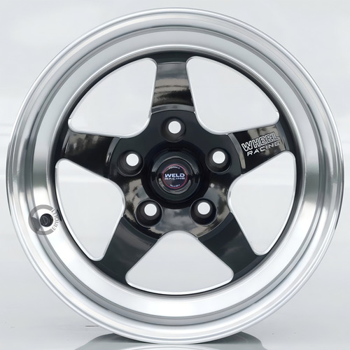 2 Rodas Réplica Weld Rts Aro 15 15x4 15x7 15x8 4x100 5x114 Cor C14 Tala 8 5x114