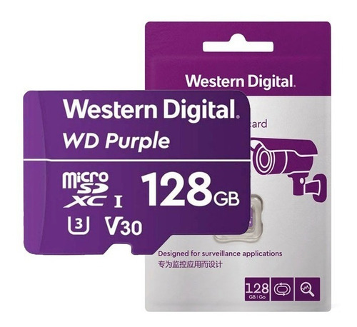Imagen 1 de 7 de Memoria Micro Sd 128 Gb Western Digital Purple