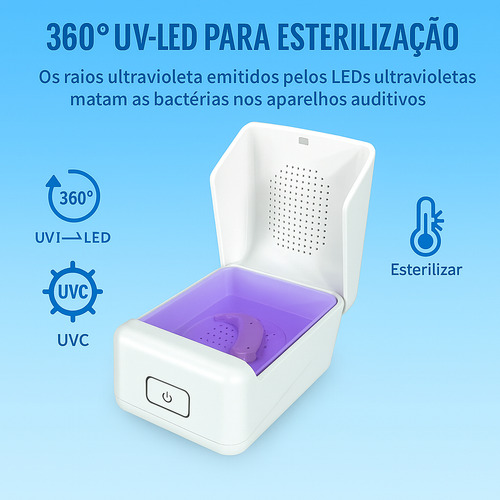Desumidificador Arptur T30 Aparelho Auditivo Fone De Ouvido