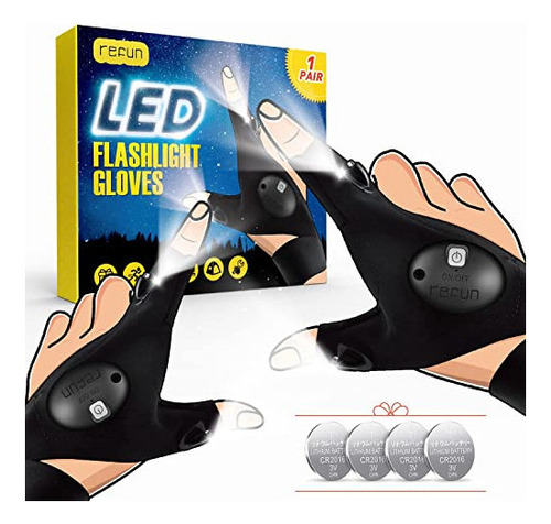 Guantes Con Linterna Regalos Para Hombres,  Led, Artilugios