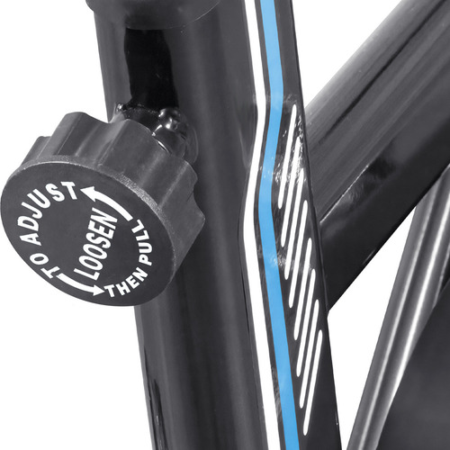 Bicicleta fija Centurfit Estandar MKZ-BICI8815-8KG color negro y celeste