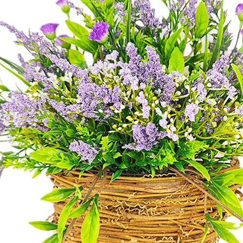 Artificiales, Corona De Primavera, Señal De Bienvenida Para
