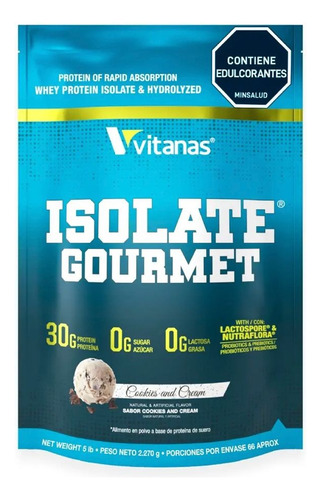 Proteina Isolate Gourmet 5 Lb - g a $149