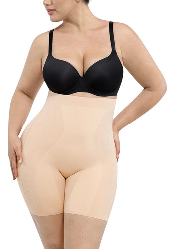 Short Reductor Modelador Invisible Magico Levanta GlĂșteos Beige Xxl