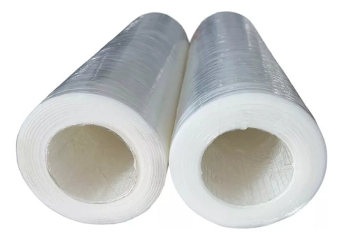 Film Stretch Virgen Cristal 50cm 4kg Coreless Sin Buje Cono Transparente