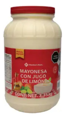 Mayonesa Member's Mark Con Jugo De Limón 3.35 Kg