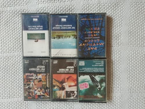 Lote De 6 Cassettes Originales De Pat Metheny Group