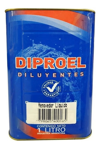 Removedor Diluyente Liquido Diproel X 1 Lts Aguarras Pintumm