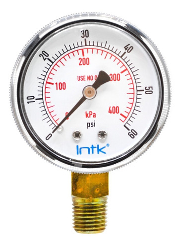Manómetro P/oxicorte Y Gases Industriales, 400 Kpa, 2 PLG