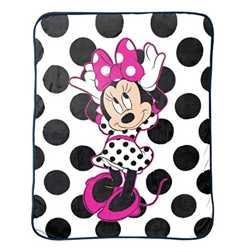 Disney Minnie Mouse All About Dots Silk Touch Manta, 46...